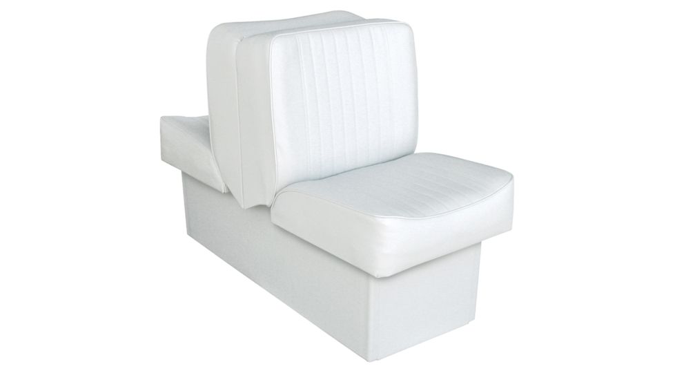 Wise Deluxe Lounge Seat w/ 10'' Base, Wise White, Large, 8WD707P-1-710
