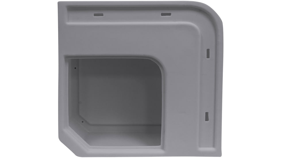 Wise Deluxe Pontoon Radius Corner Section - Base Only, Grey, 8WD133-1B-221