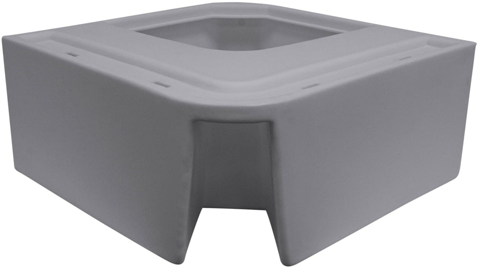 Wise Deluxe Pontoon Radius Corner Section - Base Only, Grey, 8WD133-1B-221