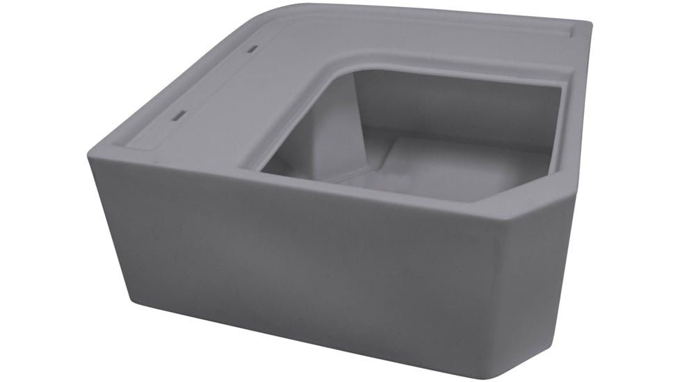 Wise Deluxe Pontoon Radius Corner Section - Base Only, Grey, 8WD133-1B-221