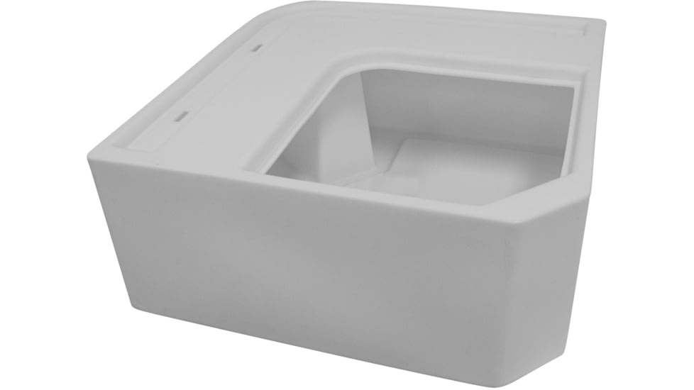 Wise Deluxe Pontoon Radius Corner Section - Base Only, White, 8WD133-1B-204