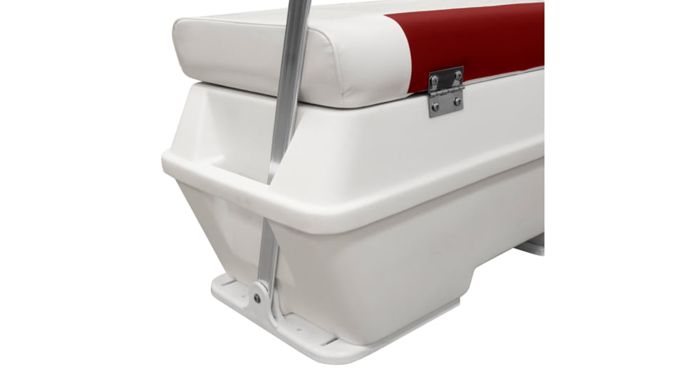 Wise DLX Pontoon 70 Qt Swingback Cooler, Brite White/Crimson Red, Large, DLX156-1906