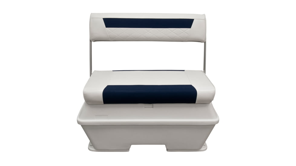 Wise DLX Pontoon 70 Qt Swingback Cooler, Brite White/Mariner Blue, Large, DLX156-1904