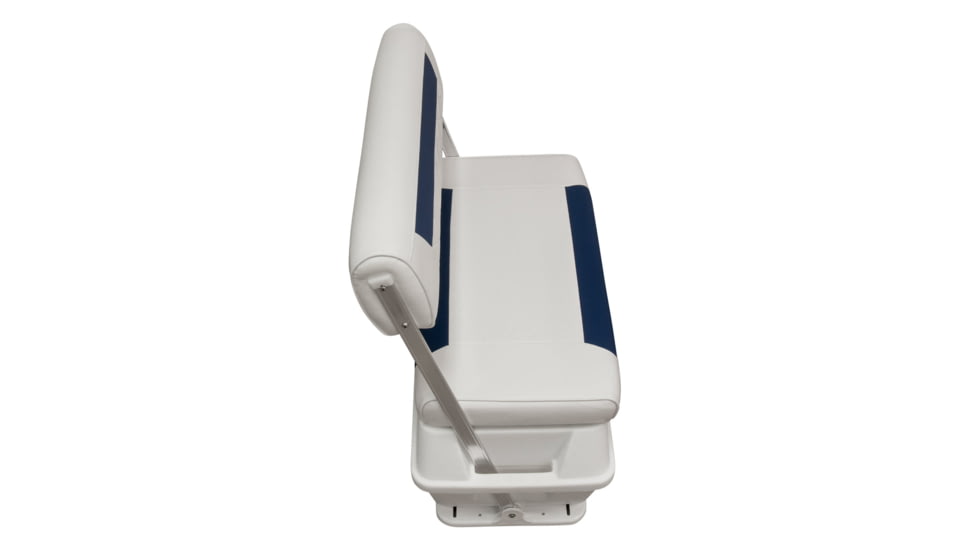 Wise DLX Pontoon 70 Qt Swingback Cooler, Brite White/Mariner Blue, Large, DLX156-1904