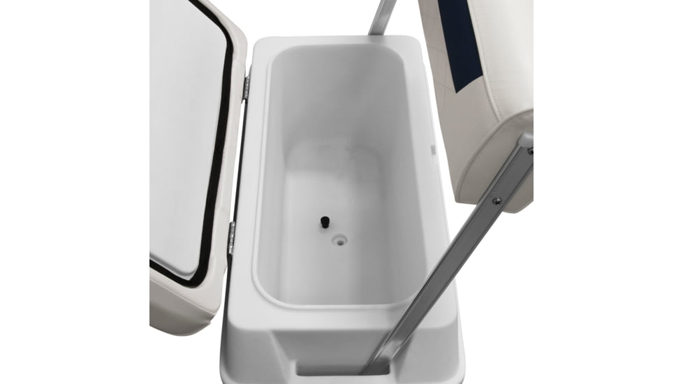 Wise DLX Pontoon 70 Qt Swingback Cooler, Brite White/Mariner Blue, Large, DLX156-1904