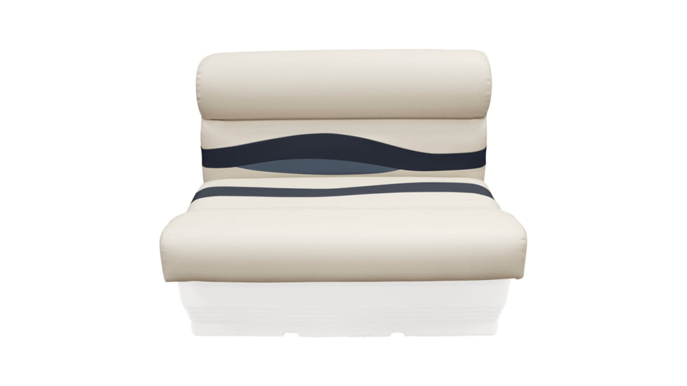 Wise Premier Pontoon 36in Bench, Platinum/Mocha Java/Khaki, Large, BM1144-1066