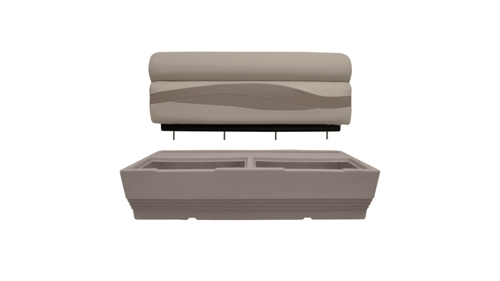 Wise Premier Pontoon 50in Bench, Mocha Java/Cafe/Mushroom, Large, BM1145-1749