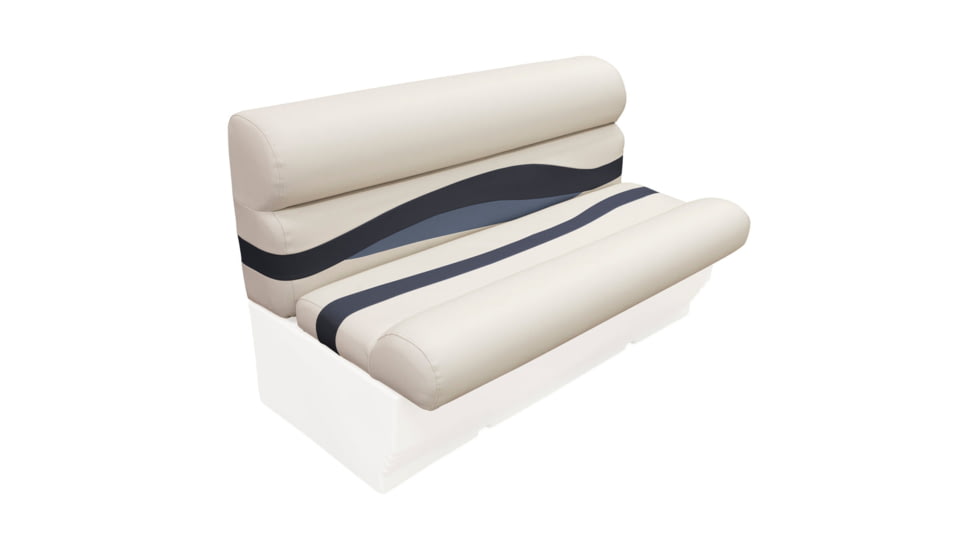 Wise Premier Pontoon 50in Bench, Platinum/Mocha Java/Khaki, Large, BM1145-1066
