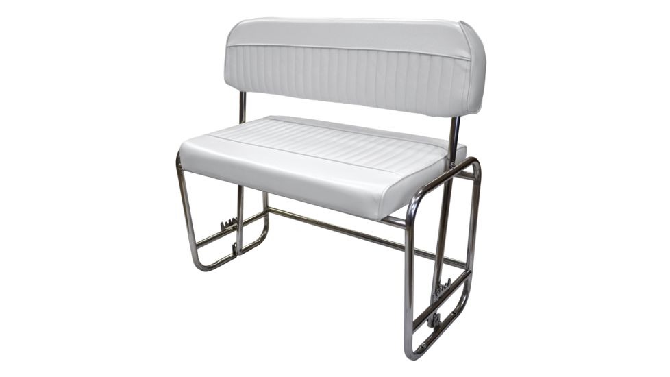 USED Wise Stainless Steel Swingback Seat, Cuddy Brite White, Medium, 8WD155P-784, EDEMO2