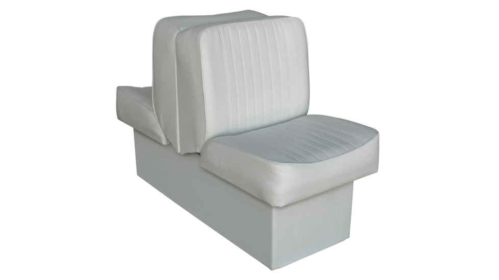 Wise Deluxe Lounge Seat w/ 10'' Base, Wise Gray, Large, 8WD707P-1-717