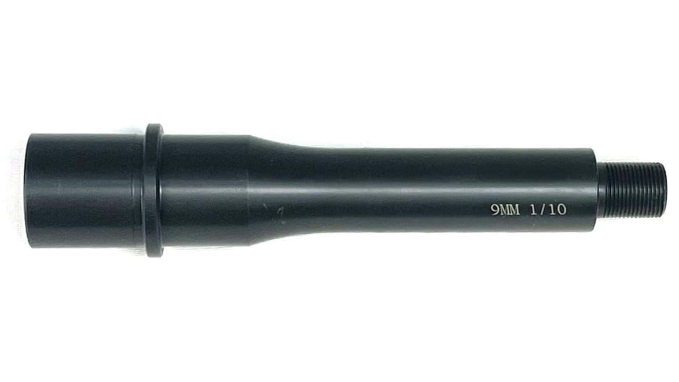 WMD Guns 9mm 5.5in, Government Profile, 1-10, 4150 CrMoV, 1/2-28, Nitride, Black, 9MMB5.5 1-10