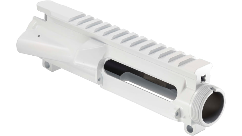 WMD Guns AR-15 A3/A4 Upper Receiver Forged, w/M4 Feed Ramps, Stripped, NiB-X, White, 1-NIBXUF-White