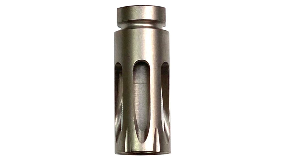 WMD Guns Flash Hider M16, 9MM, Tactical, 1/2-28, NiB-X, Nickel, 1-NIBXMD9MM