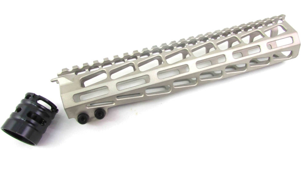 WMD Guns M-LOK Handguard 10in DR Lightweight, AR-15, NiB-X, Nickel, 1-NIBXMLOKHG10 DR