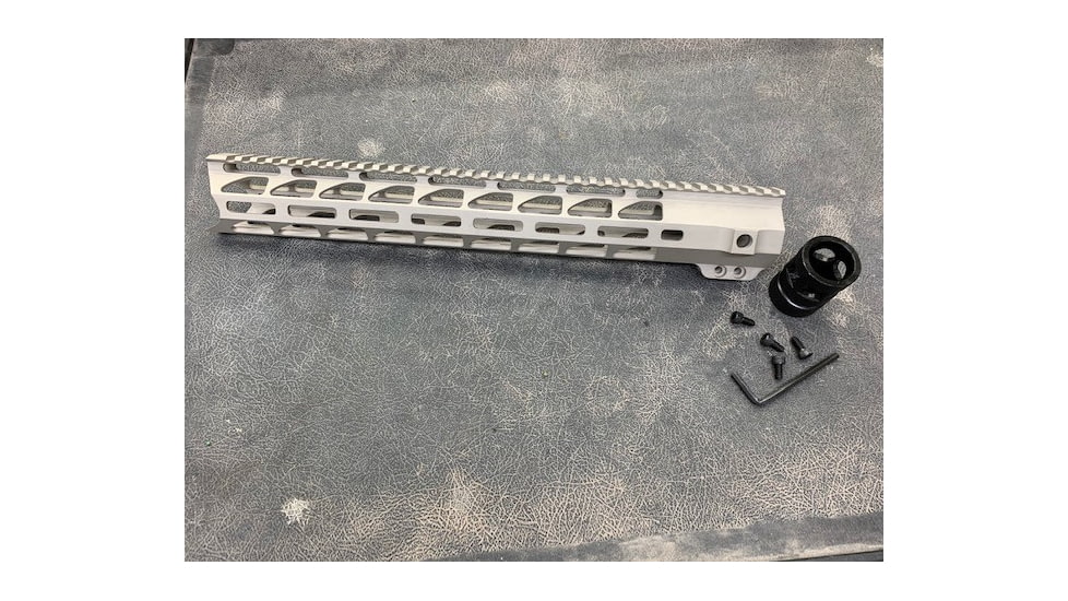 WMD Guns M-LOK Handguard 15in SP Lightweight, AR-15, NiB-X, Nickel, 1-NIBXMLOKHG15 SP