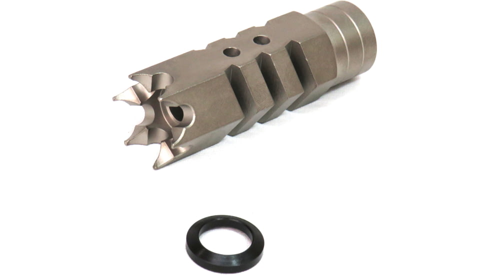 WMD Guns PWS .223/5.56 FSC556 Muzzle Device, 1/2-28, NiB-X, Nickel, 1-NIBXMB24