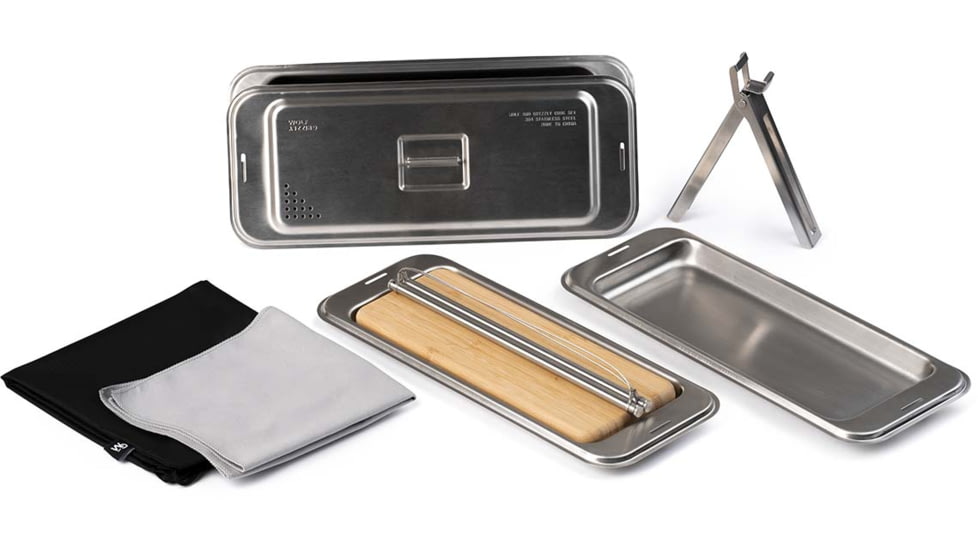 Wolf And Grizzly Cook Set, Stainless Steel, WG-CKR-mCKS