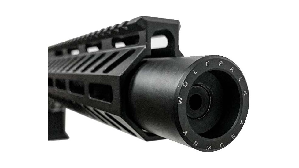 USED Wolfpack Armory Reversible Flash Compensator, 2in, 5/8X24, Black, FC-5824, EDEMO1
