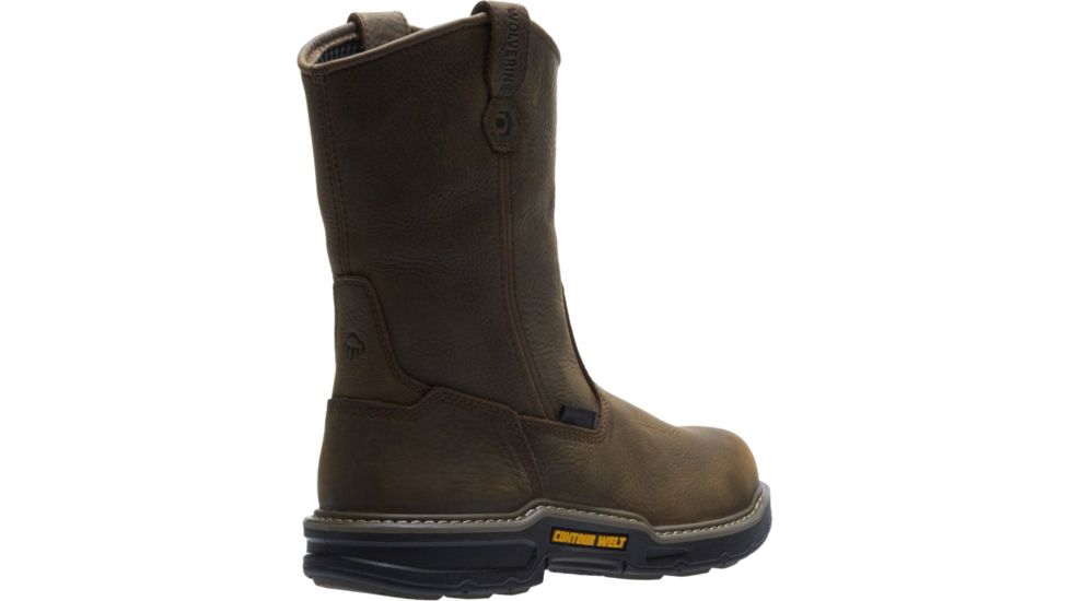 Wolverine Bandit Waterproof 10in Wellington Boot - Mens, Dark Brown, 10.5 US, Extra Wide, W10861-10.5EW