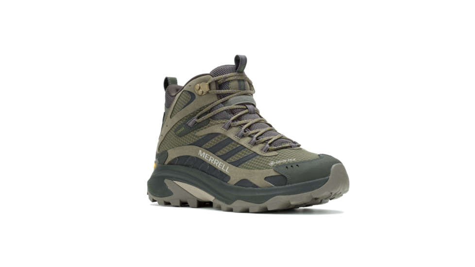 Wolverine Moab Speed 2 Mid Gore-Tex Hiking Shoes - Mens, Olive, 9.5 US, J037979-9.5