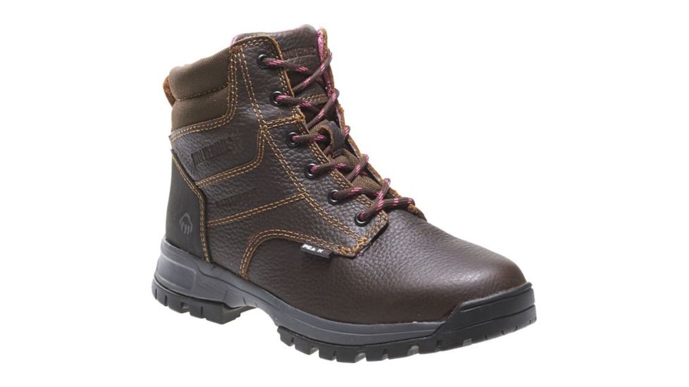 Wolverine Piper Waterproof 6in Work Boot - Womens, Brown, 11 US, Medium, W10182-11M