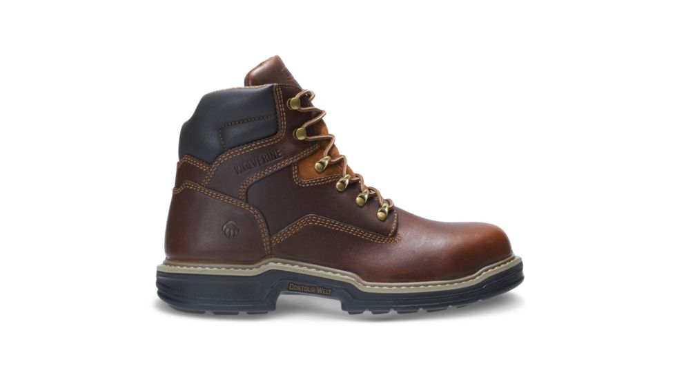 Wolverine Raider 6in Work Boot - Mens, Brown, 14 US, Extra Wide, W02421-14.0EW