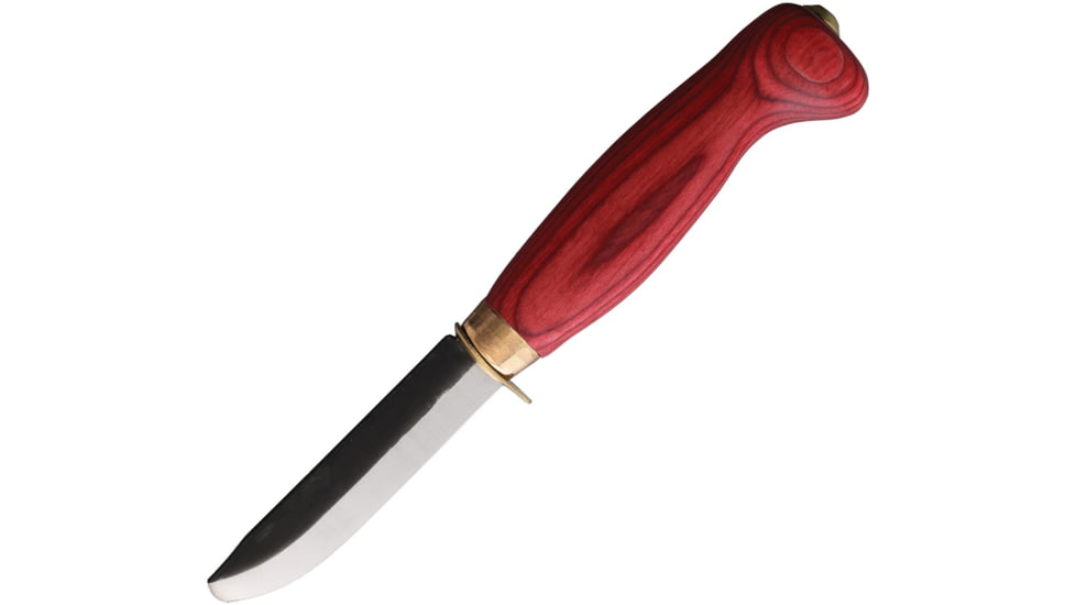 Wood Jewel Child's First Knife Red