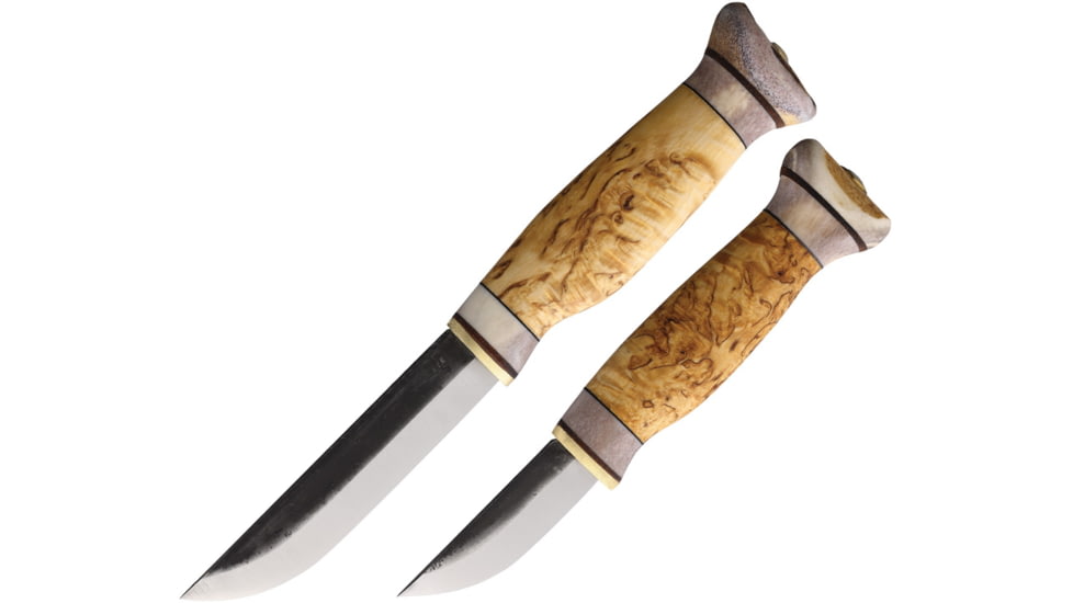 Wood Jewel Fixed Blade Set Curly WJ23K