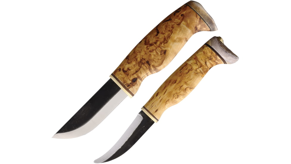 Wood Jewel Fixed Blade Set Curly WJ23NA