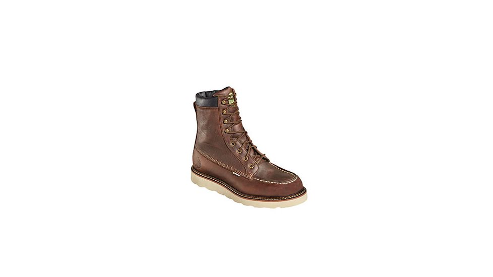 Mens Flyway 8in Saffron Steel Toe, Brown, 14/W