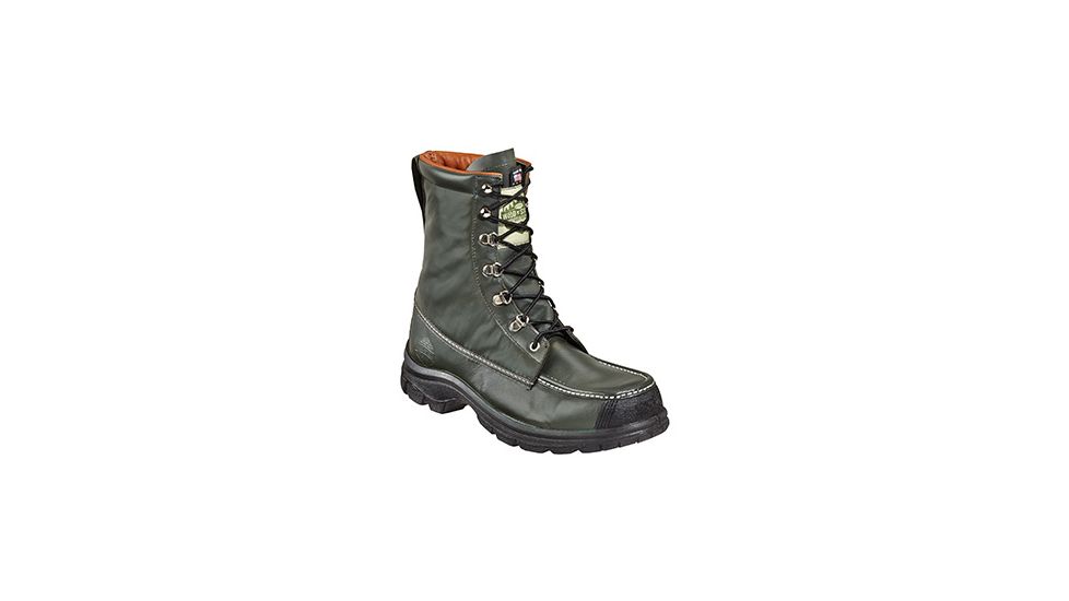 Mens Kangeroo 8in Loden Non-Insulated USA Boot, Green, 13/W