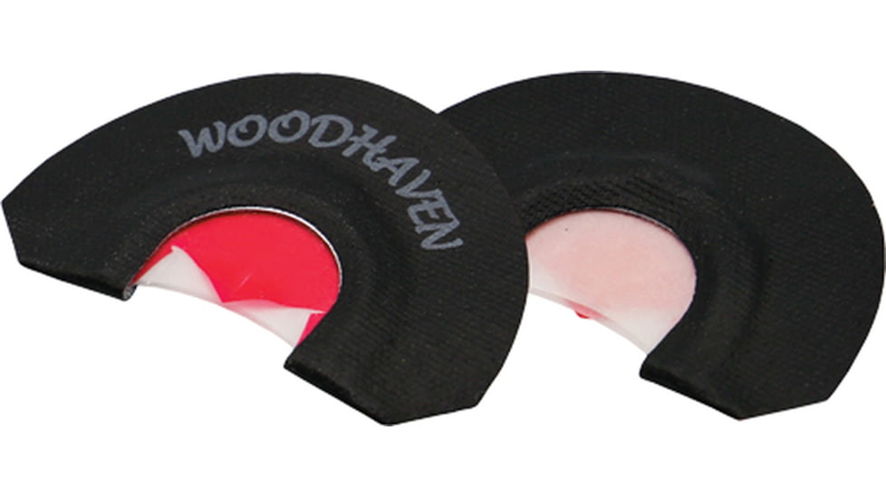 Woodhaven Calls Custom Calls Hammer-T Mouth Call, 3 Reed, Black/Red, WH511