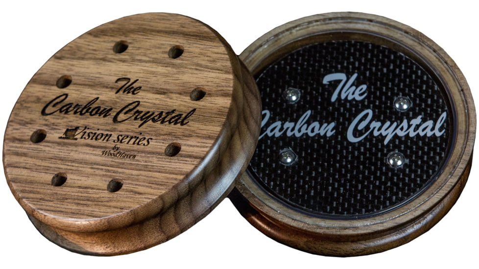 Woodhaven Calls WH057 Carbon Crystal Friction Call Turkey Yelps, Purrs, C