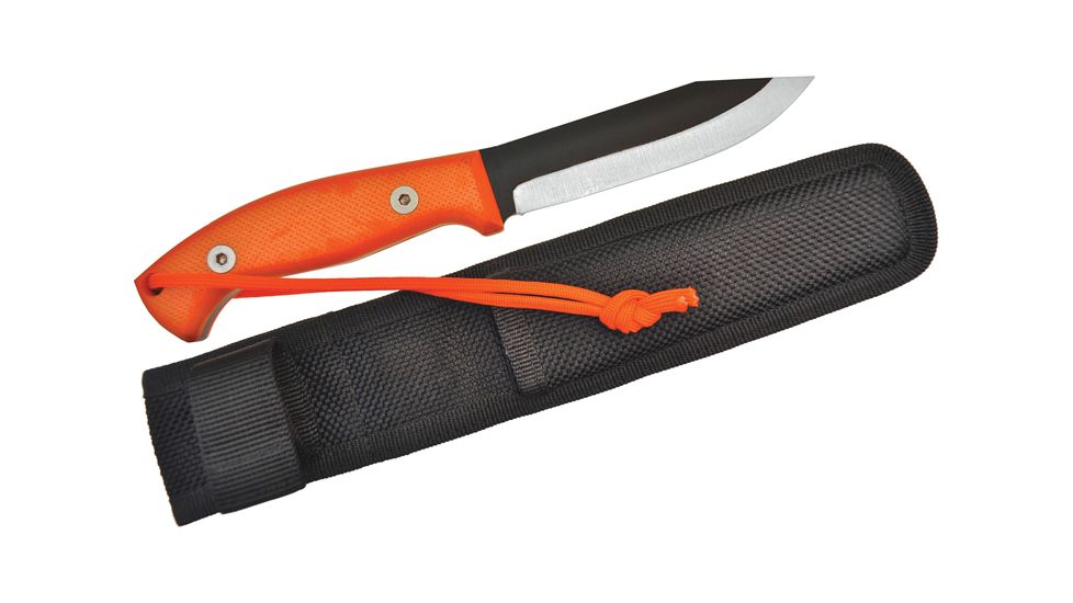 WoodmanS Pal J. Wayne Fears Knife with Sheath, Survivial Knife, Nylon Sheath 173712