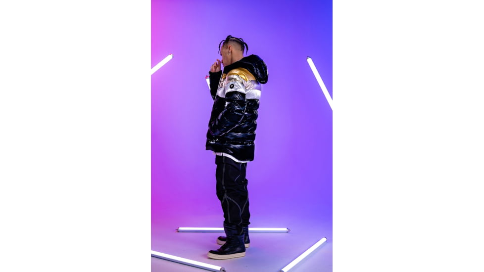 Woodpecker Medium Weight Sparrow Coat - Mens, Firebird/Black Gold, XL, WPM004-FB-XL