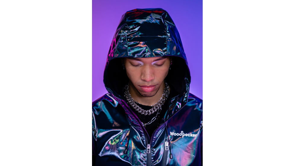 Woodpecker Wind Shell - Mens, Raven Black, M, WPM011-RB-M