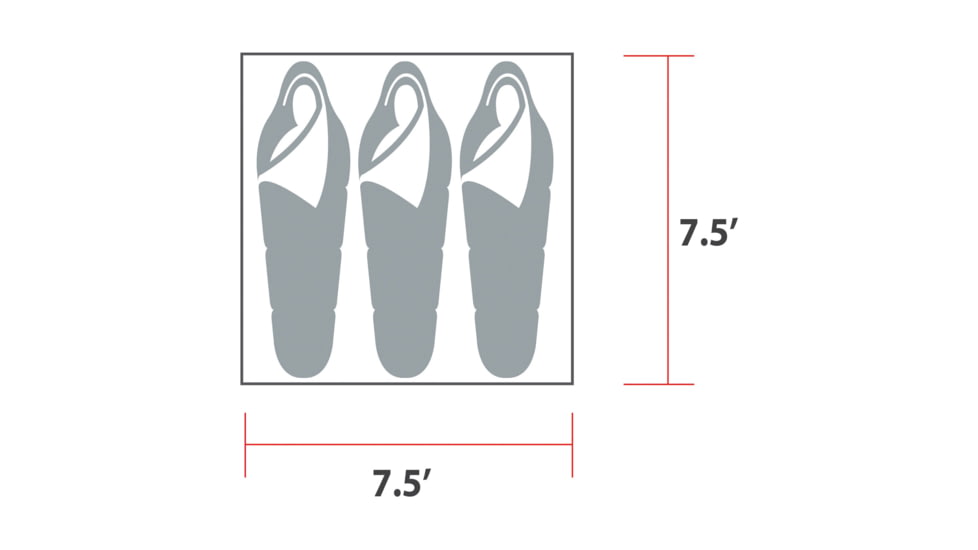 Woods A-Frame 3-Person 3-Season Tent, Blue, CTI0763235N
