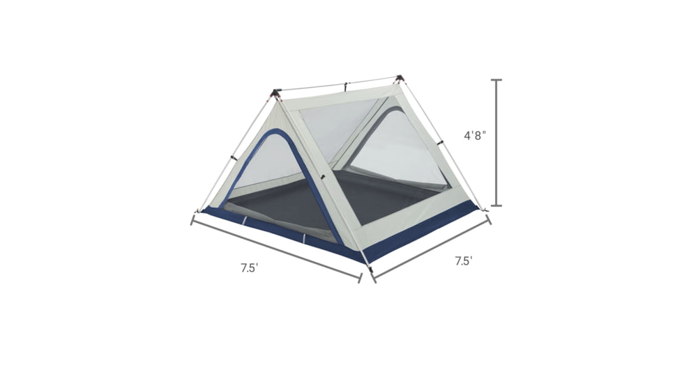Woods A-Frame 3-Person 3-Season Tent, Blue, CTI0763235N