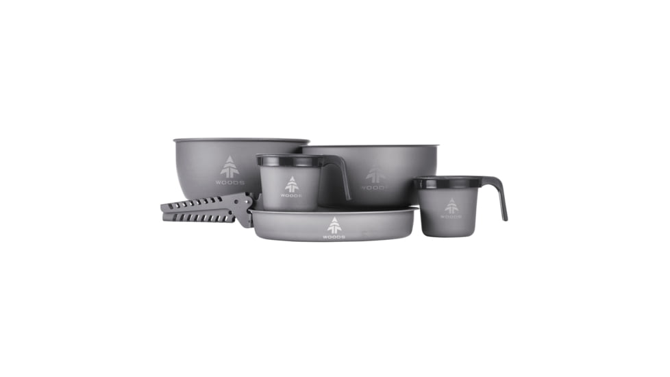 Woods Nootka Anodized 5-pc Camping Cook Set, CTI0763520
