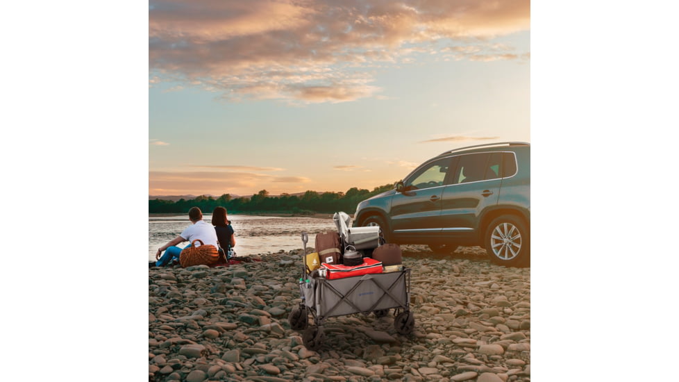 Woods Outdoor Collapsible Utility King Wagon, 225 lb Capacity, Gray, CTI0762933
