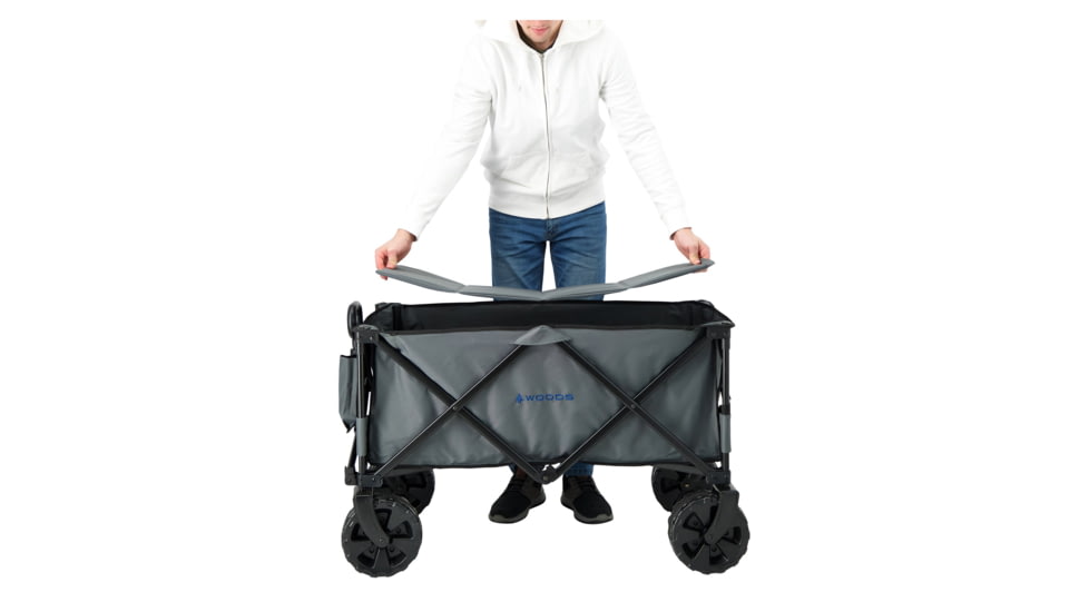 Woods Outdoor Collapsible Utility King Wagon, 225 lb Capacity, Gray, CTI0762933