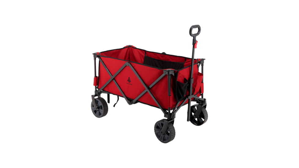 Woods Outdoor Collapsible Utility King Wagon, 225 lb Capacity, Red, CTI0762933R
