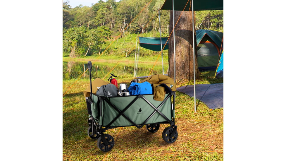 Woods Outdoor Collapsible Utility King Wagon, 225 lb Capacity, Spray, CTI0762933S
