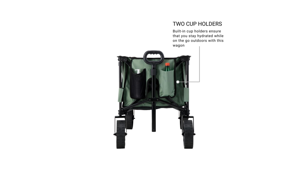 Woods Outdoor Collapsible Utility King Wagon, 225 lb Capacity, Spray, CTI0762933S