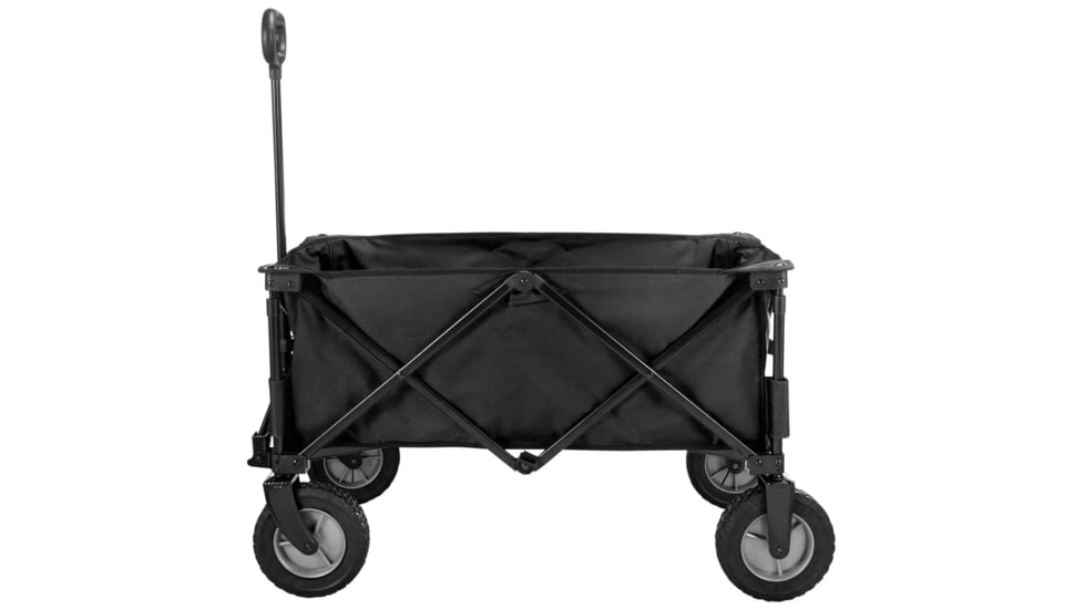 Woods Outdoor Collapsible Utility Standard Wagon, 150 lb Capacity, Black, CTI0765541
