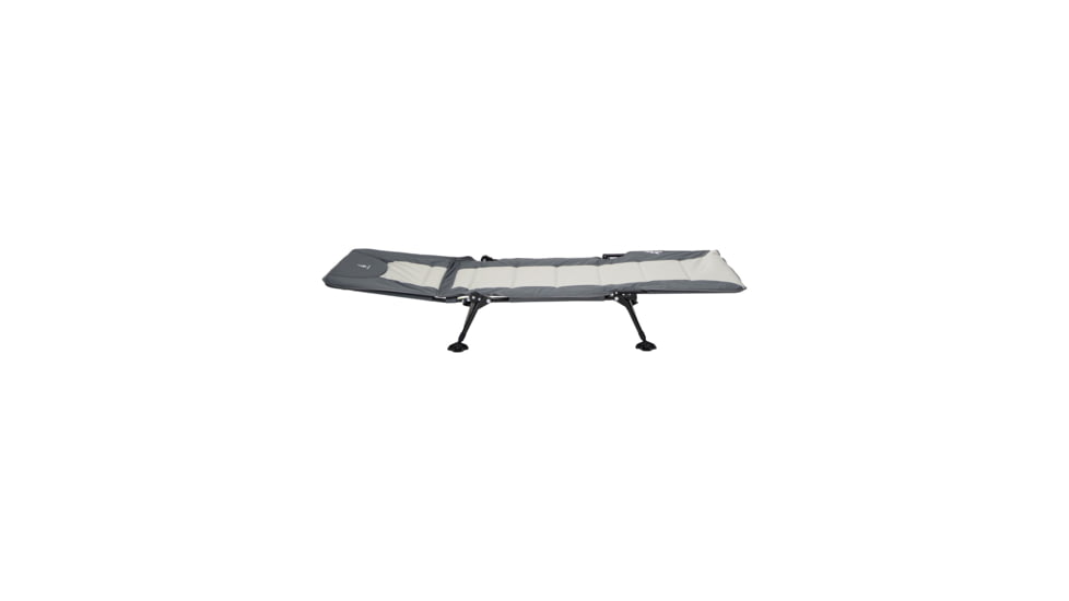 Woods Portable Quick Set-up Folding Adjustable 2-in-1 Camping Lounger/Cot, Gray, CTI0765535