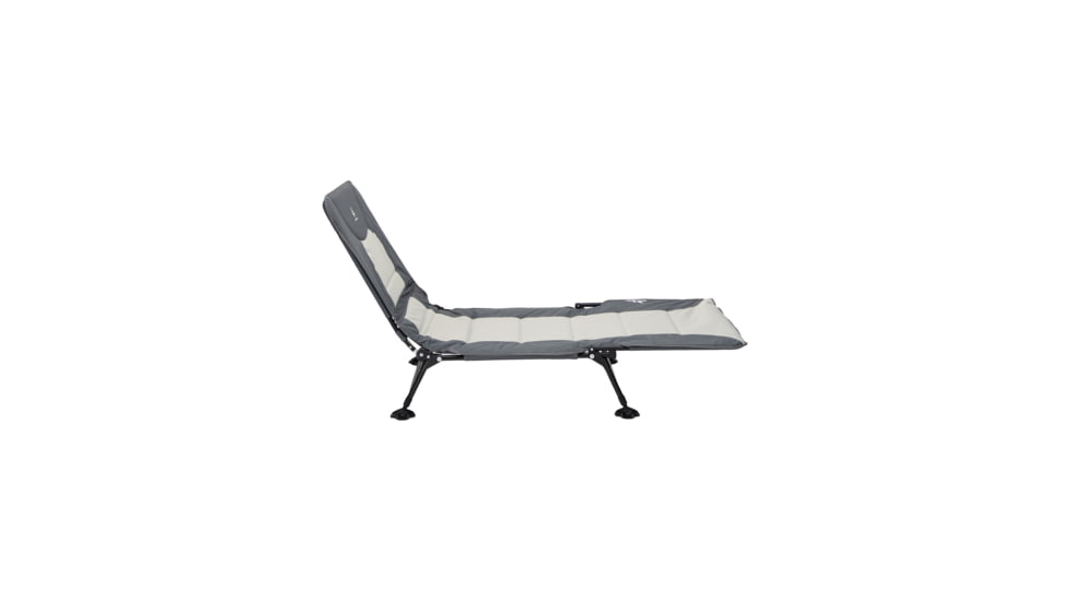Woods Portable Quick Set-up Folding Adjustable 2-in-1 Camping Lounger/Cot, Gray, CTI0765535