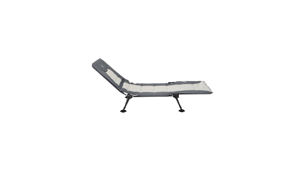 Woods Portable Quick Set-up Folding Adjustable 2-in-1 Camping Lounger/Cot, Gray, CTI0765535