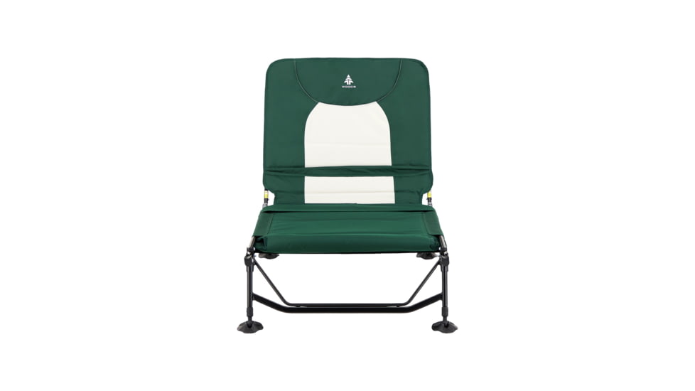 Woods Portable Quick Set-up Folding Adjustable 2-in-1 Camping Lounger/Cot, Green, CTI0765535G