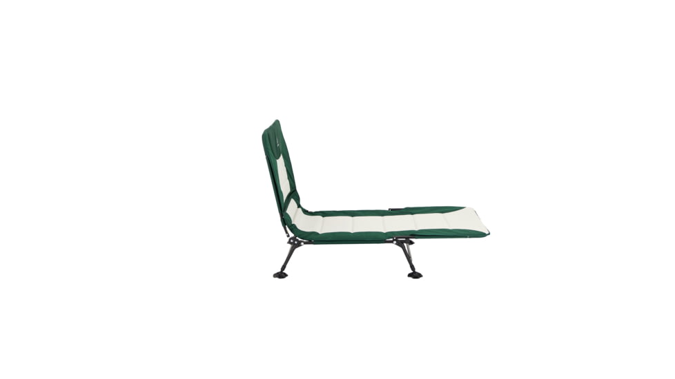 Woods Portable Quick Set-up Folding Adjustable 2-in-1 Camping Lounger/Cot, Green, CTI0765535G